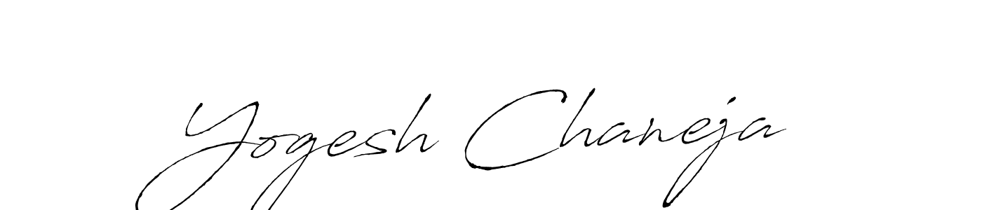 Design your own signature with our free online signature maker. With this signature software, you can create a handwritten (Antro_Vectra) signature for name Yogesh Chaneja. Yogesh Chaneja signature style 6 images and pictures png