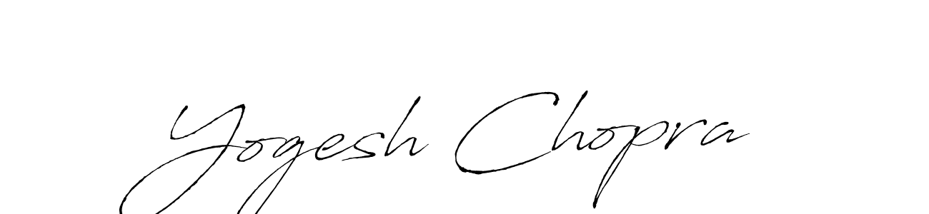 Design your own signature with our free online signature maker. With this signature software, you can create a handwritten (Antro_Vectra) signature for name Yogesh Chopra. Yogesh Chopra signature style 6 images and pictures png