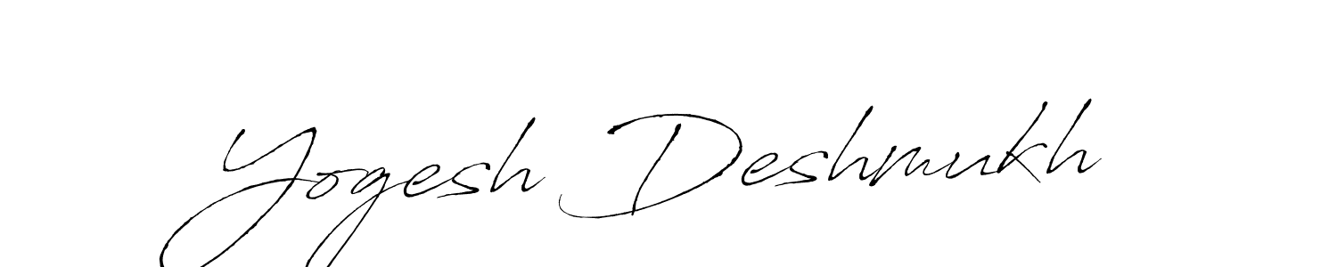 Also You can easily find your signature by using the search form. We will create Yogesh Deshmukh name handwritten signature images for you free of cost using Antro_Vectra sign style. Yogesh Deshmukh signature style 6 images and pictures png