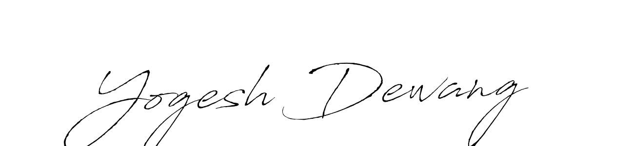 Similarly Antro_Vectra is the best handwritten signature design. Signature creator online .You can use it as an online autograph creator for name Yogesh Dewang. Yogesh Dewang signature style 6 images and pictures png