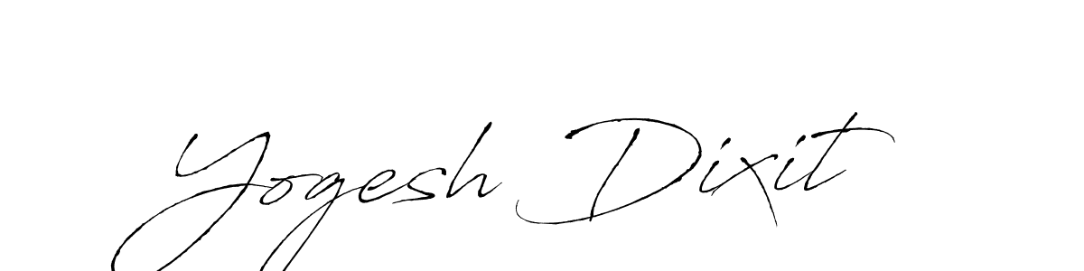 How to make Yogesh Dixit signature? Antro_Vectra is a professional autograph style. Create handwritten signature for Yogesh Dixit name. Yogesh Dixit signature style 6 images and pictures png