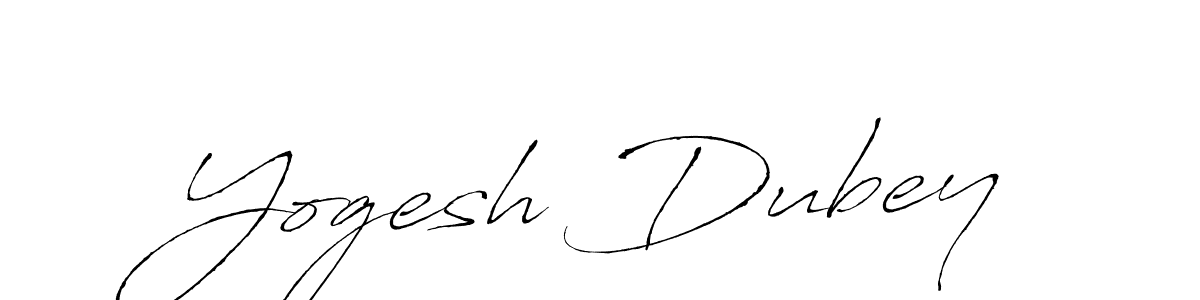 How to make Yogesh Dubey signature? Antro_Vectra is a professional autograph style. Create handwritten signature for Yogesh Dubey name. Yogesh Dubey signature style 6 images and pictures png