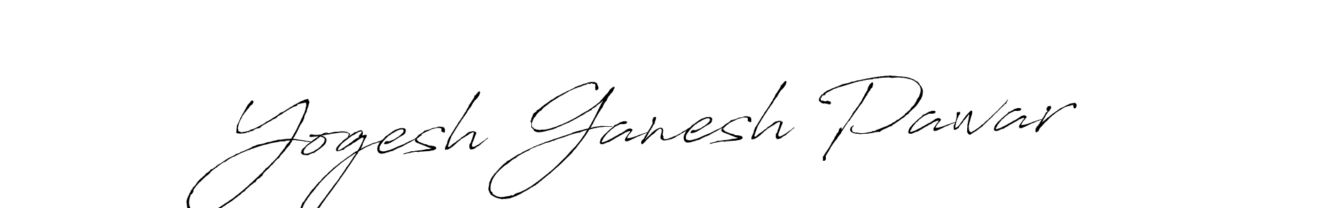 Design your own signature with our free online signature maker. With this signature software, you can create a handwritten (Antro_Vectra) signature for name Yogesh Ganesh Pawar. Yogesh Ganesh Pawar signature style 6 images and pictures png