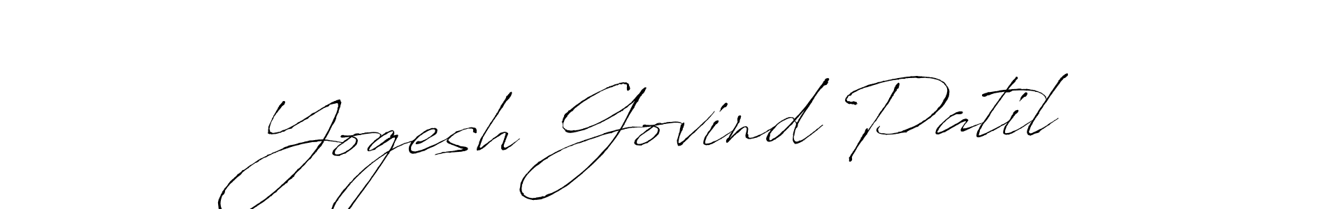 Also we have Yogesh Govind Patil name is the best signature style. Create professional handwritten signature collection using Antro_Vectra autograph style. Yogesh Govind Patil signature style 6 images and pictures png
