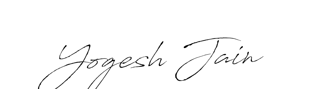 Yogesh Jain stylish signature style. Best Handwritten Sign (Antro_Vectra) for my name. Handwritten Signature Collection Ideas for my name Yogesh Jain. Yogesh Jain signature style 6 images and pictures png