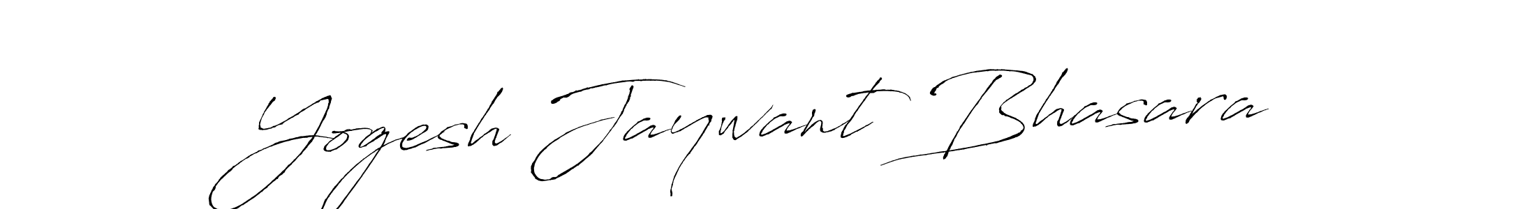 Make a beautiful signature design for name Yogesh Jaywant Bhasara. With this signature (Antro_Vectra) style, you can create a handwritten signature for free. Yogesh Jaywant Bhasara signature style 6 images and pictures png