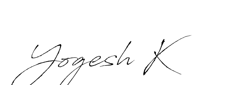 How to Draw Yogesh K signature style? Antro_Vectra is a latest design signature styles for name Yogesh K. Yogesh K signature style 6 images and pictures png