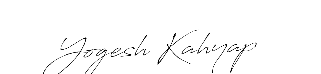 It looks lik you need a new signature style for name Yogesh Kahyap. Design unique handwritten (Antro_Vectra) signature with our free signature maker in just a few clicks. Yogesh Kahyap signature style 6 images and pictures png