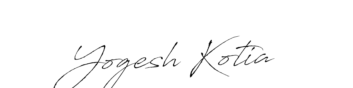 Use a signature maker to create a handwritten signature online. With this signature software, you can design (Antro_Vectra) your own signature for name Yogesh Kotia. Yogesh Kotia signature style 6 images and pictures png