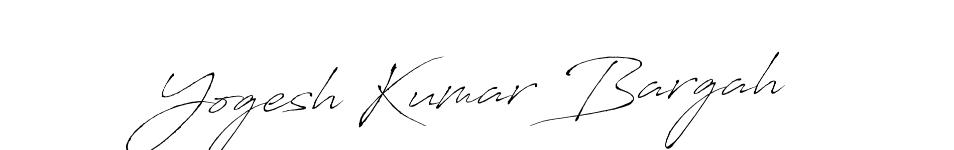 How to make Yogesh Kumar Bargah signature? Antro_Vectra is a professional autograph style. Create handwritten signature for Yogesh Kumar Bargah name. Yogesh Kumar Bargah signature style 6 images and pictures png