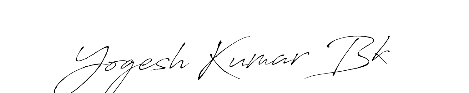 Yogesh Kumar Bk stylish signature style. Best Handwritten Sign (Antro_Vectra) for my name. Handwritten Signature Collection Ideas for my name Yogesh Kumar Bk. Yogesh Kumar Bk signature style 6 images and pictures png