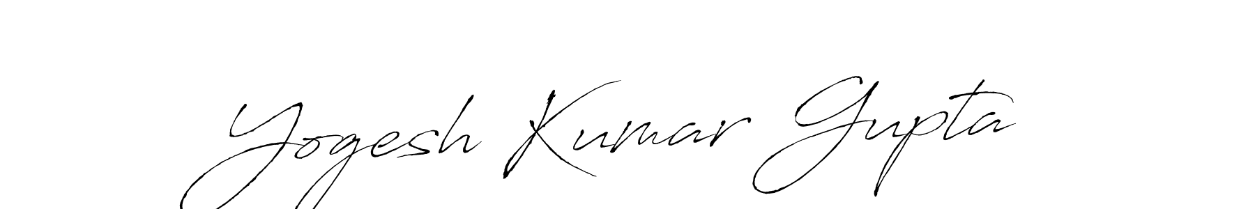 Yogesh Kumar Gupta stylish signature style. Best Handwritten Sign (Antro_Vectra) for my name. Handwritten Signature Collection Ideas for my name Yogesh Kumar Gupta. Yogesh Kumar Gupta signature style 6 images and pictures png