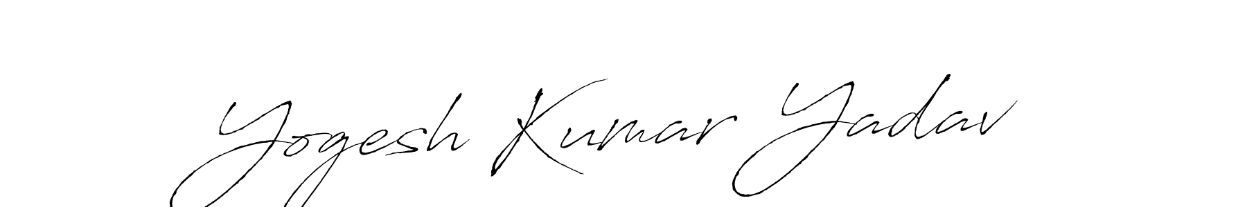 Create a beautiful signature design for name Yogesh Kumar Yadav. With this signature (Antro_Vectra) fonts, you can make a handwritten signature for free. Yogesh Kumar Yadav signature style 6 images and pictures png
