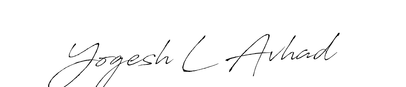 How to Draw Yogesh L Avhad signature style? Antro_Vectra is a latest design signature styles for name Yogesh L Avhad. Yogesh L Avhad signature style 6 images and pictures png