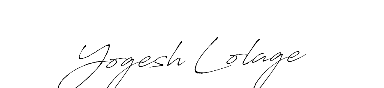 Make a beautiful signature design for name Yogesh Lolage. Use this online signature maker to create a handwritten signature for free. Yogesh Lolage signature style 6 images and pictures png