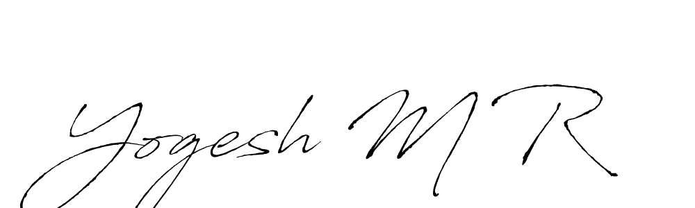 Also we have Yogesh M R name is the best signature style. Create professional handwritten signature collection using Antro_Vectra autograph style. Yogesh M R signature style 6 images and pictures png