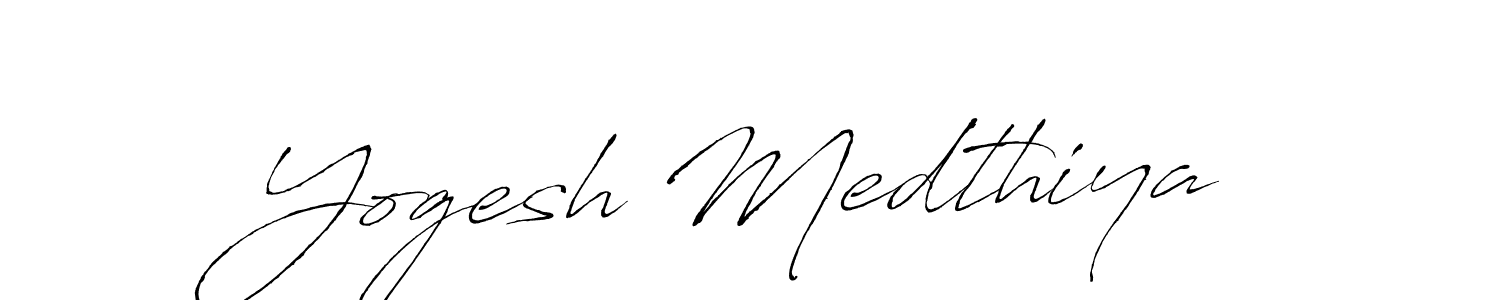 Similarly Antro_Vectra is the best handwritten signature design. Signature creator online .You can use it as an online autograph creator for name Yogesh Medthiya. Yogesh Medthiya signature style 6 images and pictures png