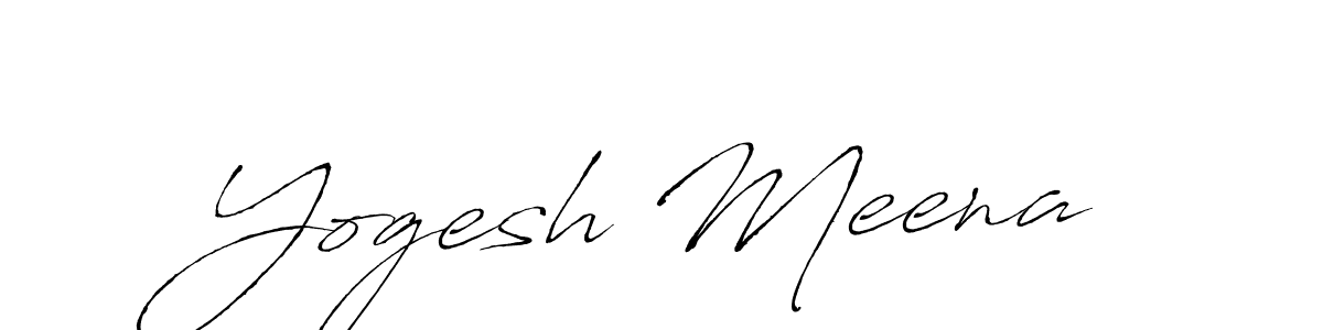 Also we have Yogesh Meena name is the best signature style. Create professional handwritten signature collection using Antro_Vectra autograph style. Yogesh Meena signature style 6 images and pictures png