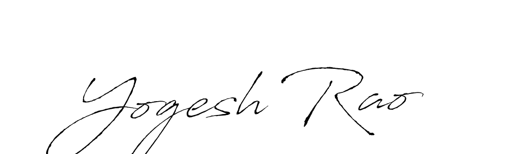 Yogesh Rao stylish signature style. Best Handwritten Sign (Antro_Vectra) for my name. Handwritten Signature Collection Ideas for my name Yogesh Rao. Yogesh Rao signature style 6 images and pictures png