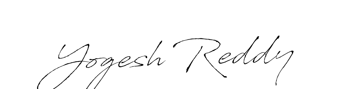 Make a beautiful signature design for name Yogesh Reddy. With this signature (Antro_Vectra) style, you can create a handwritten signature for free. Yogesh Reddy signature style 6 images and pictures png