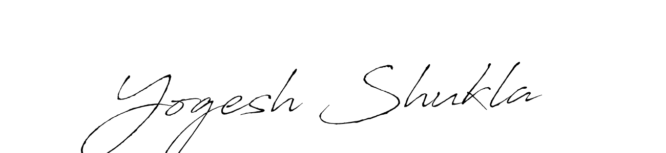 Design your own signature with our free online signature maker. With this signature software, you can create a handwritten (Antro_Vectra) signature for name Yogesh Shukla. Yogesh Shukla signature style 6 images and pictures png