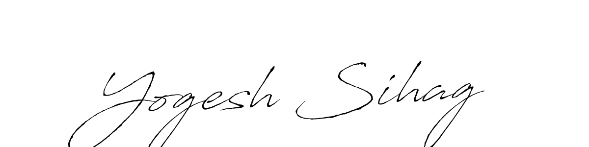 How to Draw Yogesh Sihag signature style? Antro_Vectra is a latest design signature styles for name Yogesh Sihag. Yogesh Sihag signature style 6 images and pictures png