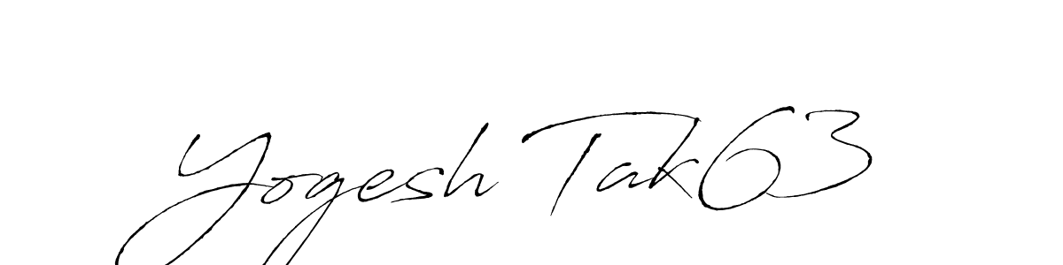 Make a beautiful signature design for name Yogesh Tak63. Use this online signature maker to create a handwritten signature for free. Yogesh Tak63 signature style 6 images and pictures png