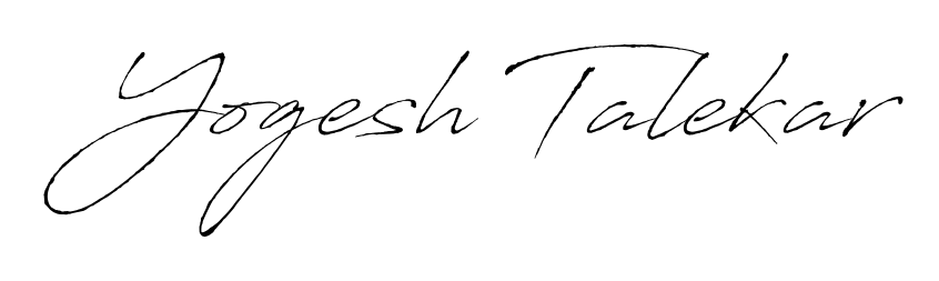 Create a personalized artistic stamp with Yogesh Talekar in Antro_Vectra font. Perfect for visual artists, designers, and influencers. Yogesh Talekar signature style 6 images and pictures png