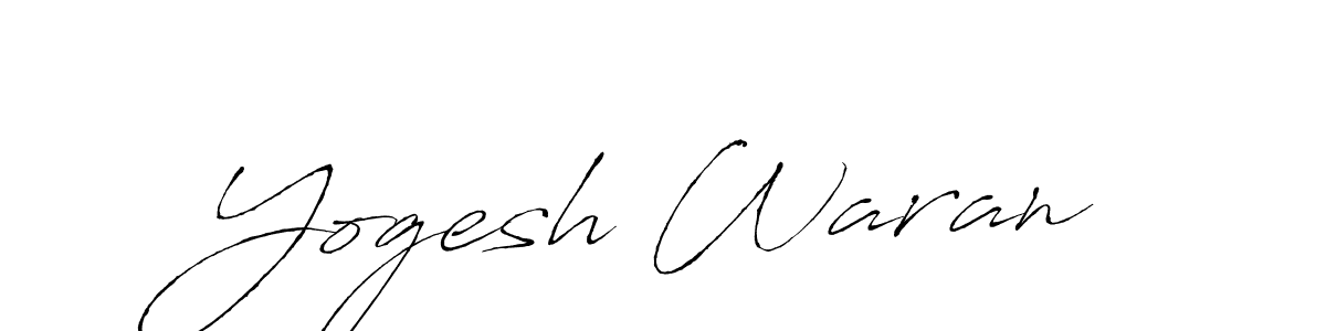 This is the best signature style for the Yogesh Waran name. Also you like these signature font (Antro_Vectra). Mix name signature. Yogesh Waran signature style 6 images and pictures png