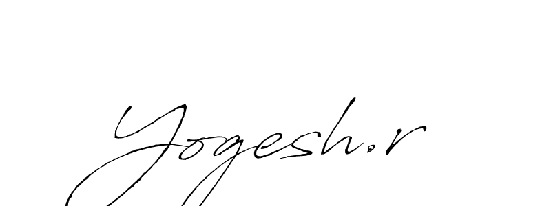 Design your own signature with our free online signature maker. With this signature software, you can create a handwritten (Antro_Vectra) signature for name Yogesh.r. Yogesh.r signature style 6 images and pictures png