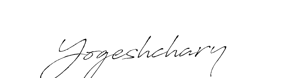 Also we have Yogeshchary name is the best signature style. Create professional handwritten signature collection using Antro_Vectra autograph style. Yogeshchary signature style 6 images and pictures png
