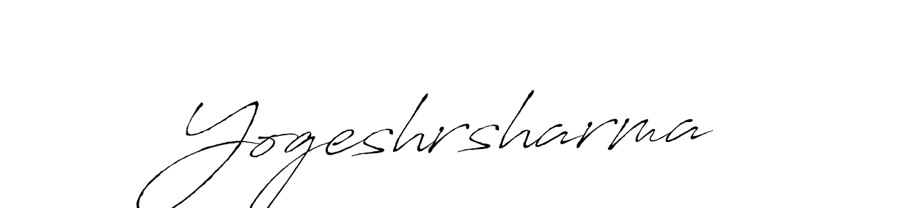 Use a signature maker to create a handwritten signature online. With this signature software, you can design (Antro_Vectra) your own signature for name Yogeshrsharma. Yogeshrsharma signature style 6 images and pictures png