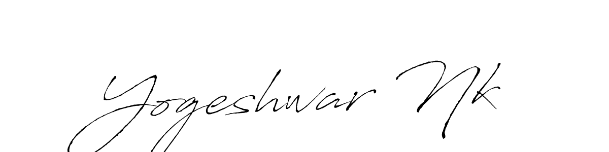 if you are searching for the best signature style for your name Yogeshwar Nk. so please give up your signature search. here we have designed multiple signature styles  using Antro_Vectra. Yogeshwar Nk signature style 6 images and pictures png