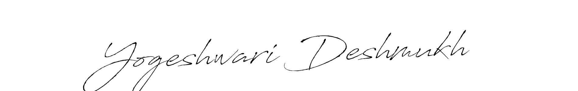Design your own signature with our free online signature maker. With this signature software, you can create a handwritten (Antro_Vectra) signature for name Yogeshwari Deshmukh. Yogeshwari Deshmukh signature style 6 images and pictures png