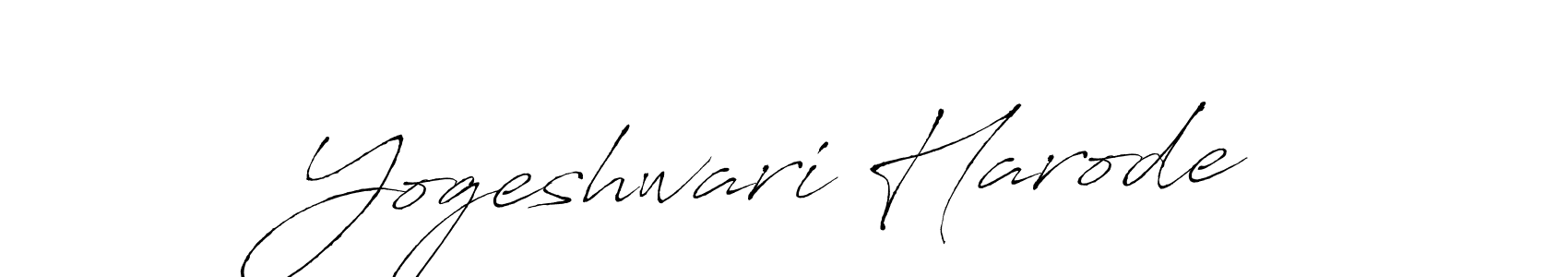 It looks lik you need a new signature style for name Yogeshwari Harode. Design unique handwritten (Antro_Vectra) signature with our free signature maker in just a few clicks. Yogeshwari Harode signature style 6 images and pictures png