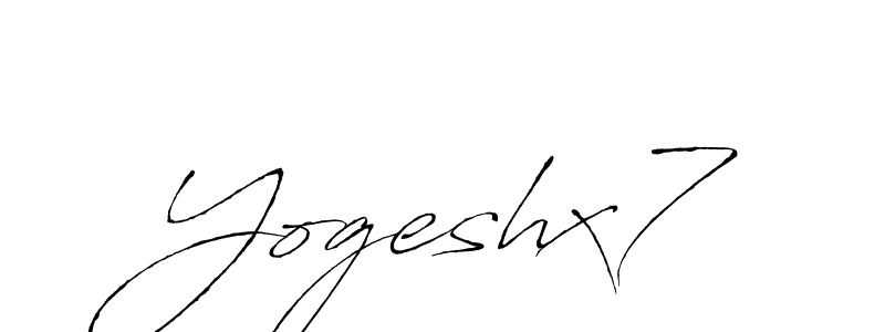 It looks lik you need a new signature style for name Yogeshx7. Design unique handwritten (Antro_Vectra) signature with our free signature maker in just a few clicks. Yogeshx7 signature style 6 images and pictures png
