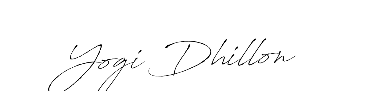 Use a signature maker to create a handwritten signature online. With this signature software, you can design (Antro_Vectra) your own signature for name Yogi Dhillon. Yogi Dhillon signature style 6 images and pictures png