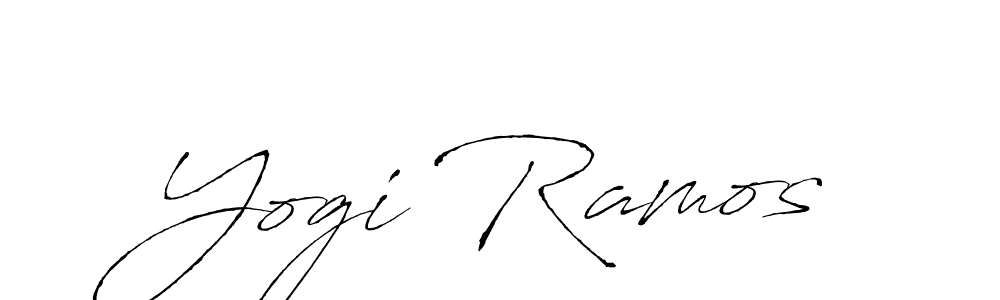 You should practise on your own different ways (Antro_Vectra) to write your name (Yogi Ramos) in signature. don't let someone else do it for you. Yogi Ramos signature style 6 images and pictures png