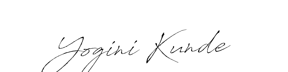 Use a signature maker to create a handwritten signature online. With this signature software, you can design (Antro_Vectra) your own signature for name Yogini Kunde. Yogini Kunde signature style 6 images and pictures png