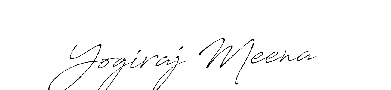 Design your own signature with our free online signature maker. With this signature software, you can create a handwritten (Antro_Vectra) signature for name Yogiraj Meena. Yogiraj Meena signature style 6 images and pictures png
