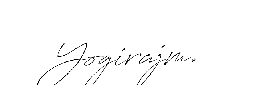 Also we have Yogirajm. name is the best signature style. Create professional handwritten signature collection using Antro_Vectra autograph style. Yogirajm. signature style 6 images and pictures png