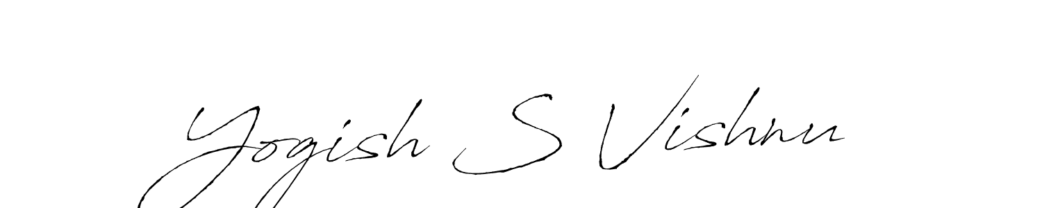 You can use this online signature creator to create a handwritten signature for the name Yogish S Vishnu. This is the best online autograph maker. Yogish S Vishnu signature style 6 images and pictures png