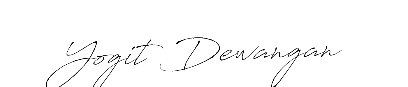 Antro_Vectra is a professional signature style that is perfect for those who want to add a touch of class to their signature. It is also a great choice for those who want to make their signature more unique. Get Yogit Dewangan name to fancy signature for free. Yogit Dewangan signature style 6 images and pictures png