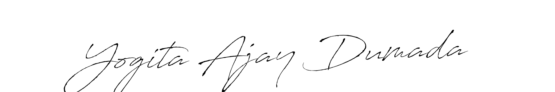 Use a signature maker to create a handwritten signature online. With this signature software, you can design (Antro_Vectra) your own signature for name Yogita Ajay Dumada. Yogita Ajay Dumada signature style 6 images and pictures png