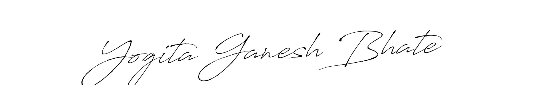 Also we have Yogita Ganesh Bhate name is the best signature style. Create professional handwritten signature collection using Antro_Vectra autograph style. Yogita Ganesh Bhate signature style 6 images and pictures png