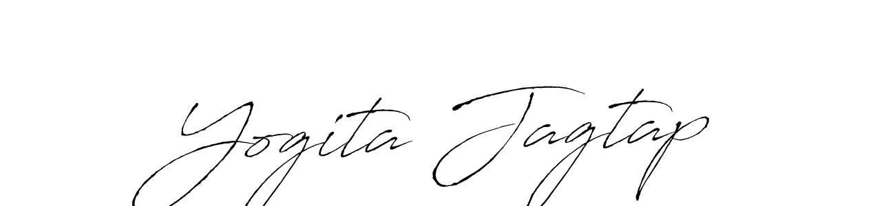 The best way (Antro_Vectra) to make a short signature is to pick only two or three words in your name. The name Yogita Jagtap include a total of six letters. For converting this name. Yogita Jagtap signature style 6 images and pictures png