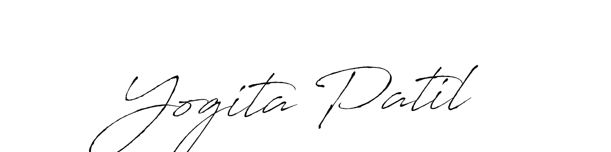 Yogita Patil stylish signature style. Best Handwritten Sign (Antro_Vectra) for my name. Handwritten Signature Collection Ideas for my name Yogita Patil. Yogita Patil signature style 6 images and pictures png