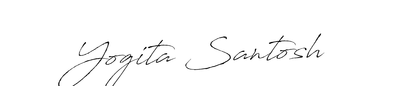 if you are searching for the best signature style for your name Yogita Santosh. so please give up your signature search. here we have designed multiple signature styles  using Antro_Vectra. Yogita Santosh signature style 6 images and pictures png