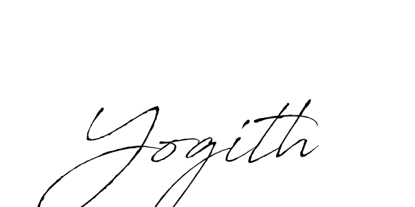 Create a beautiful signature design for name Yogith. With this signature (Antro_Vectra) fonts, you can make a handwritten signature for free. Yogith signature style 6 images and pictures png