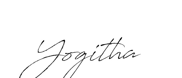 Create a beautiful signature design for name Yogitha. With this signature (Antro_Vectra) fonts, you can make a handwritten signature for free. Yogitha signature style 6 images and pictures png